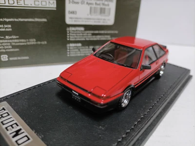 IG 1/43 Toyota Sprinter Trueno AE86 GT Apex Red - Image 1 of 4