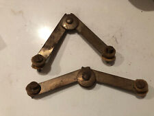 Brass Knife Hinges (2 pcs) , Vintage, 1910 s Behr Bros & Co Piano