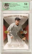 Troy Tulowitzki 2007 Upper Deck ROTM Rookie Card PGI 10