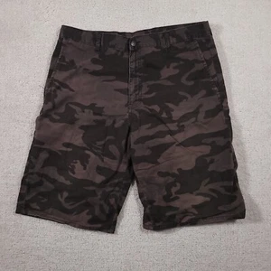 Vintage Dickies Camouflage Shorts Mens 38 Gray Utility Grunge Streetwear - Picture 1 of 13