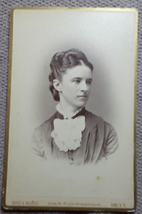 Rome New York Cabinet Portrait of Beautiful Young Victorian Lady Oneida County