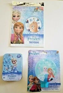 Disney Frozen Bundle* New Frozen Nightlight* Frozen Puzzle * Frozen Tattoos* - Picture 1 of 2