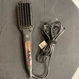 Lange Hair Straightener Curler Black Model HT018Y Adjustable Temp - Picture 1 of 5