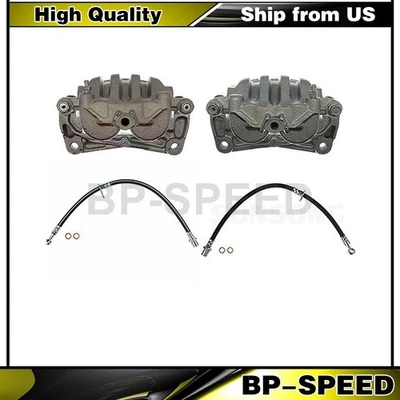 Pinza de freno delantera freno manguera hidráulica línea de freno se adapta a Saab 9-2X 2,5 L_ Foto 1 de 4