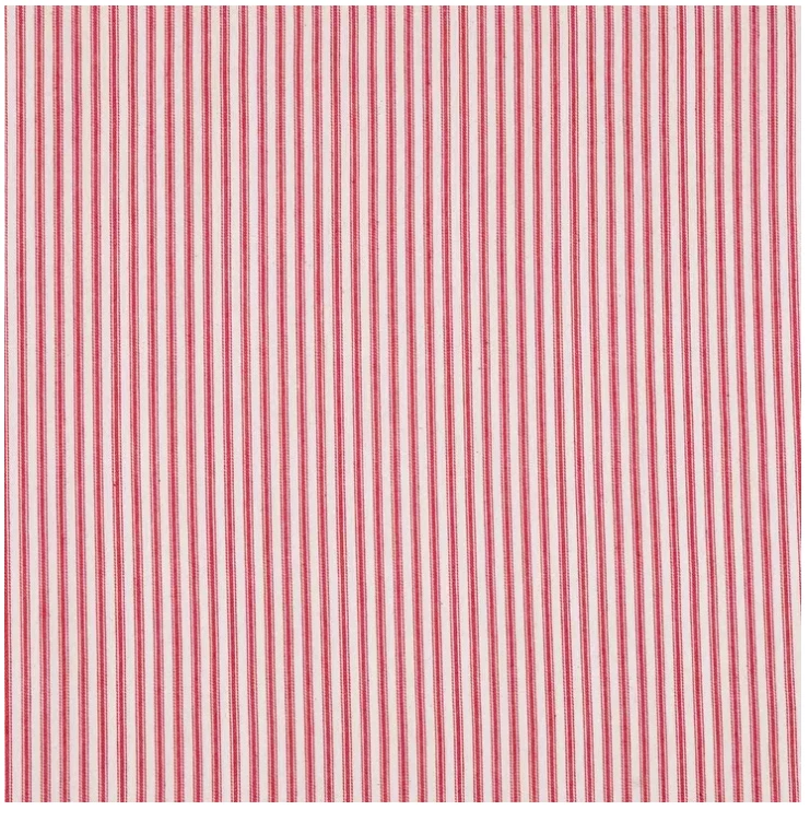 Красная тикающая полосатая ткань, новая, цена в ярдах - Изображение 1 из 1