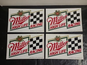 Lote de 6x4 pegatinas Miller High Life Racing vintage años 90  - Imagen 1 de 4