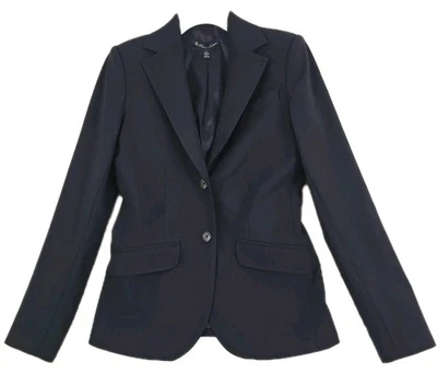 Brooks Brothers~Woman Size 0~ Midniht Blazer Wool Blend Linen Jacket Office Wear - Image 1 of 4