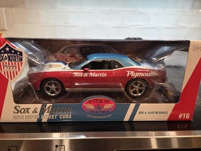SUPERCAR COLLECTBLES SOX & MARTIN 2010 SUPER STREET CUDA NEW IN BOX - Image 1 of 4
