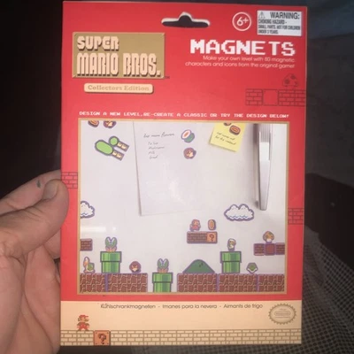 Super Mario Bros Collectors Edition Magnets, 80 Magnets NIB - Image 1 of 3
