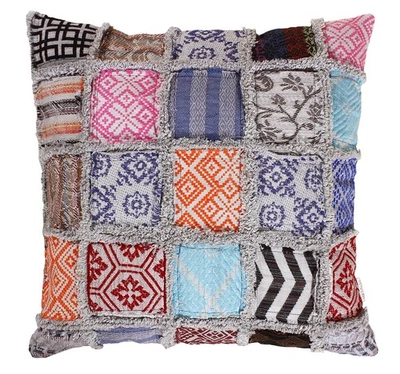 Handmade Cotton Cushion Cover, Decorative Throw Pillow Cover for Sofa,Home Decor - Image 1 of 4