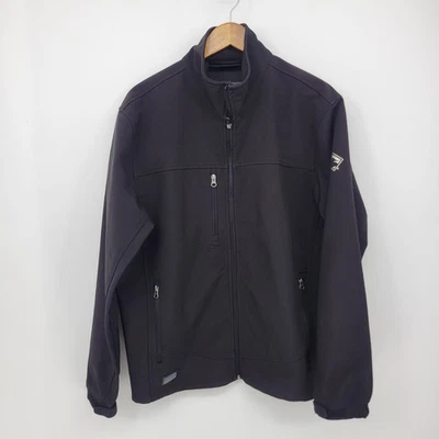 Dri Duck Motion Softshell Jacket Black Mens Large Full Zip Water Wind Resistant - Image 1 of 4