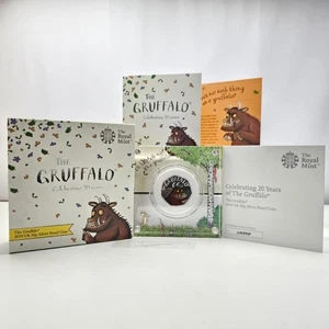 2019 UK 50p The Gruffalo Silver Proof Coin - Picture 1 of 1