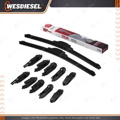 Sakura Front Rubber Wiper Blade Set for Ford Cortina TC TD TE TF EcoNovan JG - image 1 of 2