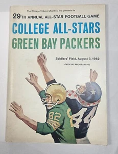 1962 College All-Stars vs Green Bay Packers Football Game Program Ernie Davis - Picture 1 of 14