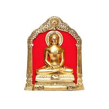 Metal Mahavir Swami Statue for Table & Wall Hanging Decorative for Home Office