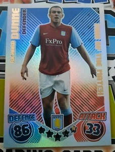 MATCH ATTAX 2010 2011 Richard Dunne Man of the match #384 Aston villa - Picture 1 of 2