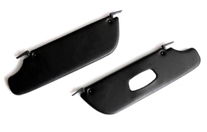 Alfa Romeo Spider 1967-95 Sun Visors, Pair, BLACK, NEW - Picture 1 of 7