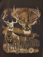 Deer Hunting Club Dark Brown T-shirt XL  Browning Mossy Oak Bushmaster Outdoors 