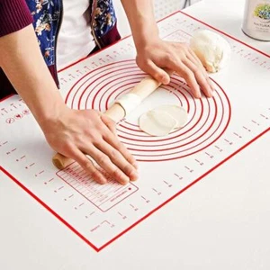 Non-Stick Silicone Baking Mat for Kneading, Dough, Pizza, Cake, and Pastry - Picture 1 of 28