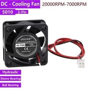 Lüfter 3.7V-24V DC 5010 2-Pin Flüsterleise Hochleistungskühlung für CPU/Gehäuse - Bild 1 von 6
