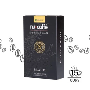 10 Box Biotropics Nu Caffe Performan Schwarz Energie Kaffee (15 Beutel) Kostenloser Versand - Bild 1 von 4