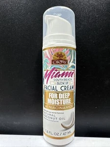 Miami South Beach Glow Up Facial Cream for Deep Moisture 1.6 fl oz.(47ml) - Picture 1 of 10