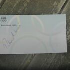 PETER ANTONIE  HAND SIGNED  GOLD MEDALIST 92 BARCELONA COVER 