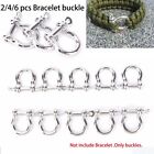Survival Rope Paracords O-Shaped Shackle Buckle Paracord Bracelets accessories