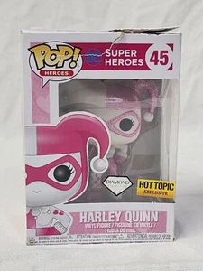 Pop Heroes DC Super Heroes 45 Harley Quinn Hot Topic Exclusive Diamond Collecti - Bild 1 von 6