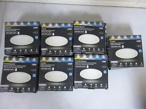 Feit Electric 7.2W LED Flush Mount 5 in. White Round Dimmable Flat Panel - 7PK - Picture 1 of 4