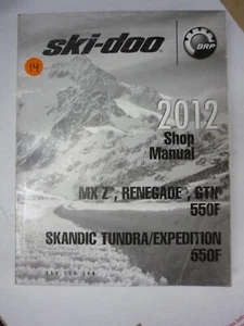 SKI-DOO 2012 MX Z RENEGADE GTX SKANDIC SHOP MANUAL LIBRO DE REPARACIÓN 219100599 - Imagen 1 de 6