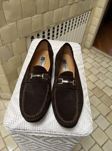 Giorgio’s Of Palm Beach Men Suede Loafers 10M - Picture 1 of 6