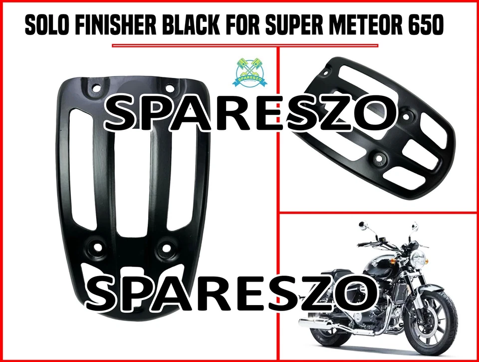 "SOLO FINISHER, NEGRO" apto para Royal Enfield Super Meteor 650 Foto 1 de 4
