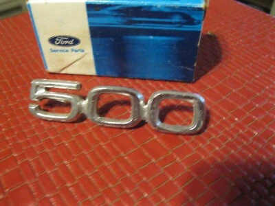 Ford Galaxie 500 1971-1972, placa de identificación de panel de 500 cuartos personalizada, 4 puertas NOS Foto 1 de 2