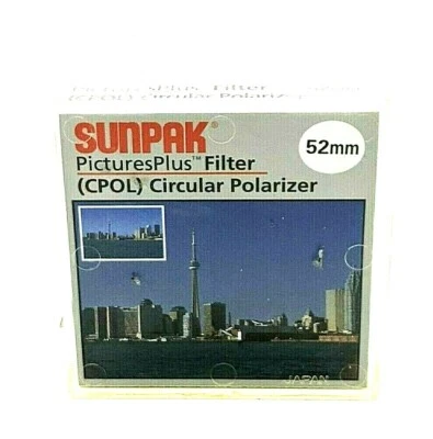 SunPak PicturesPlus Filter (CPOL) Circular Polarizer 52mm with case - Image 1 of 4