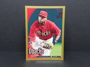 2010 Topps #330 Brandon Allen, Diamondbacks (RC) - Gold Parallel (1767/2010) - Picture 1 of 2