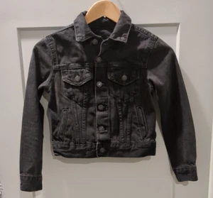 Polo Ralph Lauren Denim Girls Sz S/6 Black Long Sleeve L/S Embroidered Jacket - Picture 1 of 12