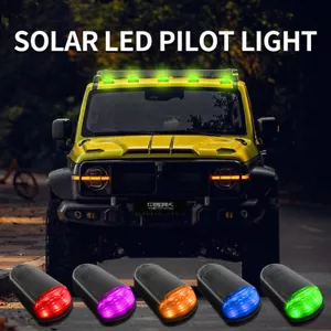 Wireless Cab Lights Solar Cab Lights Punch Free LED Lights Roof Lights For Car - Picture 1 of 17