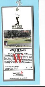 2000 Tour Championship East Lake Nov 4 PGA Ticket Phil Mickelson Winner