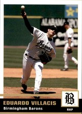 2005 Birmingham Barons Grandstand 29 Eduardo Villacis Venezuela VZ Baseball Card
