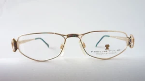 Brillen Nah-Brille Damenfassung schmale Form NEOSTYLE Metall goldfarben Gr. M - Imagen 1 de 5