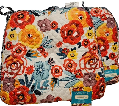 The Pioneer Woman - Flea Market Quilted~Reversible Chair Cushions SET OF 2 ~ NWT - Image 1 of 3