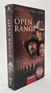 Open Range (VHS, 2004) Robert Duvall Kevin Costner Annette Bening Blockbuster - Picture 1 of 9