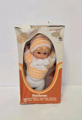  Muñeca bebé Dream Makers Notions bebida, ojos húmedos y dormidos #326 nueva de colección con daños en caja Foto 1 de 4