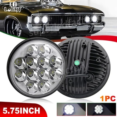 For Ford Falcon Fairlane P5 P6 1pc 5.75" 5-3/4inch Round LED Headlight hi/low — 第 1/4 张图片