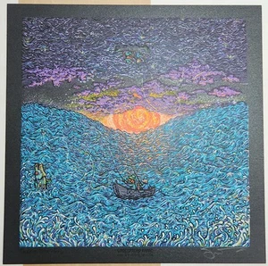 Signed Marq Spusta Widespread Panic Tackle Box Hero BLACK 8" Art Print Poster - Picture 1 of 7