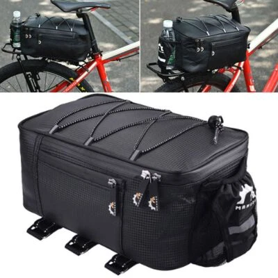 Bicycle eBike Rear Seat Storage Cycling Pannier Saddle Rack Bag Trunk Waterproof - Image 1 of 4