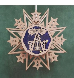 Imagen de ventana iluminada pirámide oscura 24 cm original estrella de mineral ventana - Imagen 1 de 1