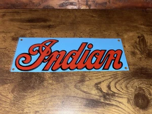 Vintage Indianer Blechschild - Bild 1 von 10