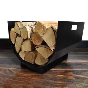 Cesta de leña Volcann™ chimenea estufa de leña soporte de almacenamiento troncos calentamiento cálido - Imagen 1 de 5